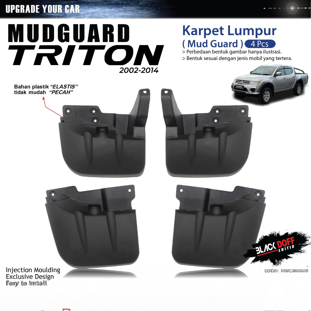 Alas Lumpur Triton 2002-2014 4Pcs