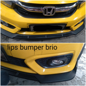 Front Lip Bamper Brio Black