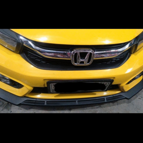 Front Lip Bamper Brio Black - Gambar 2