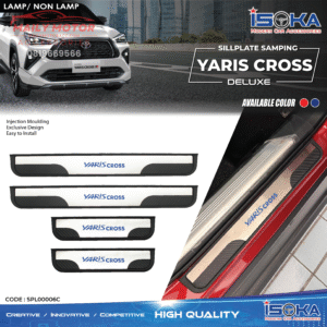 Sill Plate Samping Yaris Cross Deluxe Lamp & Non Lamp