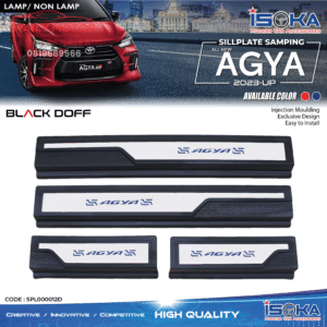 Sill Plate Samping Agya 2023 - Up Black Doff Lamp & Non Lamp