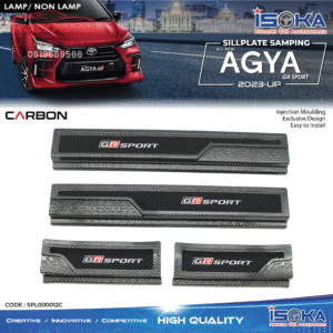 Sill Plate Samping Agya 2023 - Up GRSport Carbon Lamp & Non Lamp
