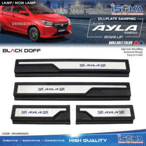 Sill Plate Samping Ayla 2023 - Up Black Doff Lamp & Non Lamp