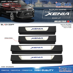 Sill Plate Samping Xenia 2012 - 2021 Black Doff Lamp & Non Lamp