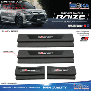 Sill Plate Samping Raize GRSport Black Doff Lamp & Non Lamp