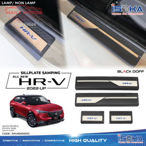 Sill Plate Samping HRV 2022 -Up Black Doff Lamp & Non Lamp