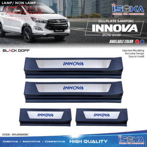 Sill Plate Samping Innova Reborn Black Doff Lamp & Non Lamp