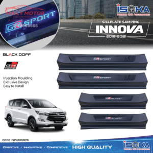 Sill Plate Samping Innova Reborn GRSport Black Doff Lamp & Non Lamp