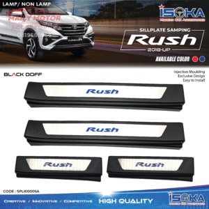Sill Plate Samping All New Rush Black Doff Lamp & Non Lamp