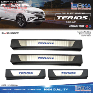 Sill Plate Samping All New Terios Black Doff Lamp & Non Lamp