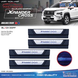 Sill Plate Samping Xpander Cross Black Doff Lamp & Non Lamp