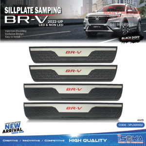 Sill Plate Samping BRV 2022 - Up Black Doff LED & Non LED