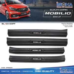 Sill Plate Samping Mobilio 2014 - Up Black Doff