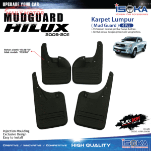Karpet Lumpur Hilux 2009 - 2011