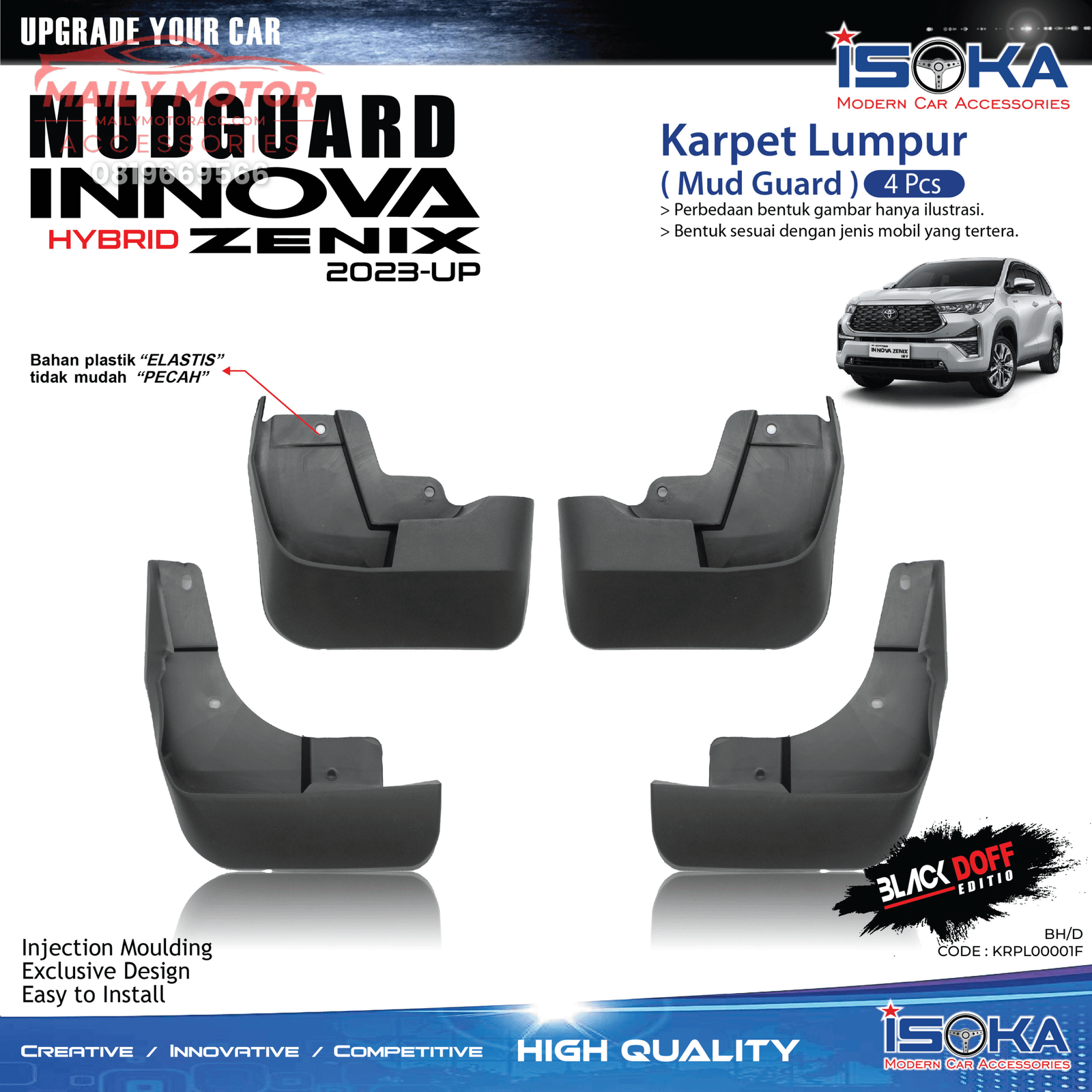 Karpet Lumpur Innova Zenix 2023 - Up Hybrid