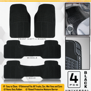 Karpet Mobil 4 Pcs Black
