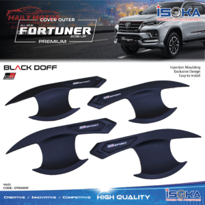 Cover Outer Fortuner 2016 - Up Gr sport Premium Black Doff