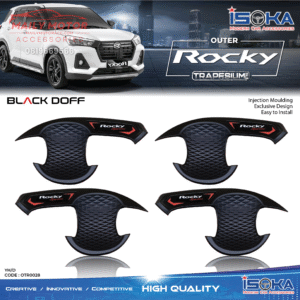 Cover Outer Rocky Trapesium Black Doff