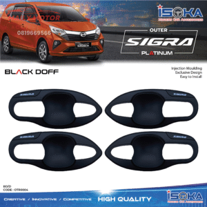 Cover Outer Sigra Platinum Black Doff