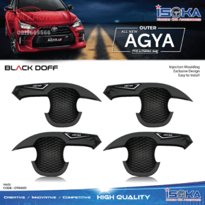 Cover Outer Agya 2023 - up Premium Black Doff