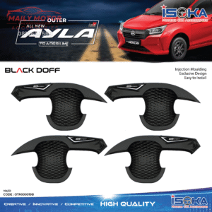 Cover Outer Agya 2023 - up Trapesium Black Doff