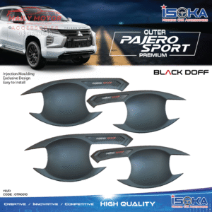 Cover Outer Pajero 2016 - up Premium  Black Doff