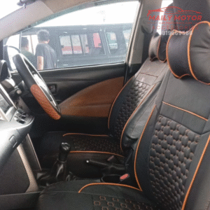 Sarung Jok Innova Reborn Type G Model Zavier Hitam Caramel