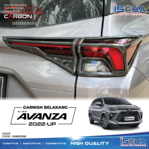 Garnish Belakang Avanza 2022- Up Carbon