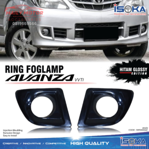 Ring Fog Lamp Avanza 2007 - 2011 vvti Type G Hitam Glossy