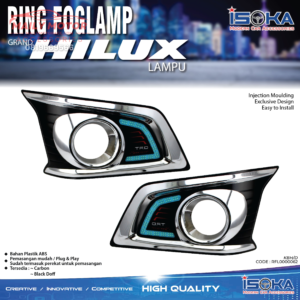 Ring Fog Lamp Hilux 2012 - 2015 Crome Plus Lampu