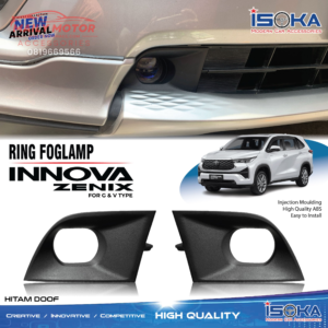 Ring Fog Lamp Innova Zenix Black Doff