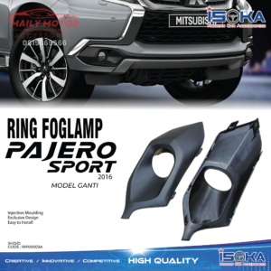 Ring Fog Lamp Pajero 2016 Black Doff Model Ganti