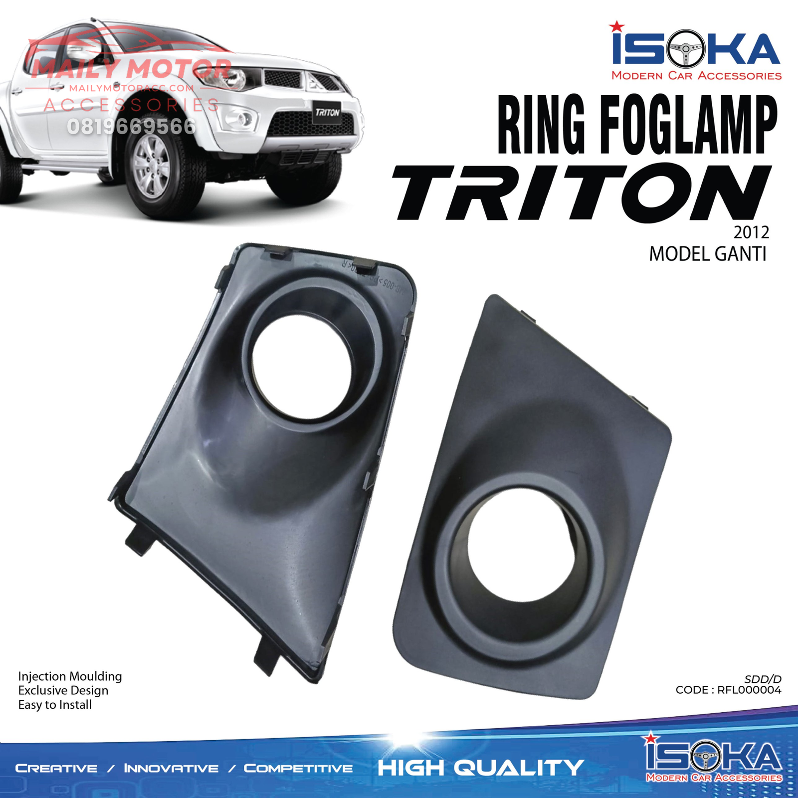 Ring Fog Lamp Triton 2012 Model Ganti