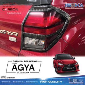 Garnish Belakang Agya Ayla 2023 - Up Carbon