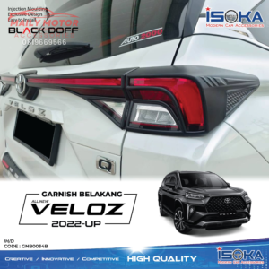Garnish Belakang Avanza Veloz 2022 - Up Black Doff