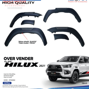Fender Hilux 2021 - Up Black Doff