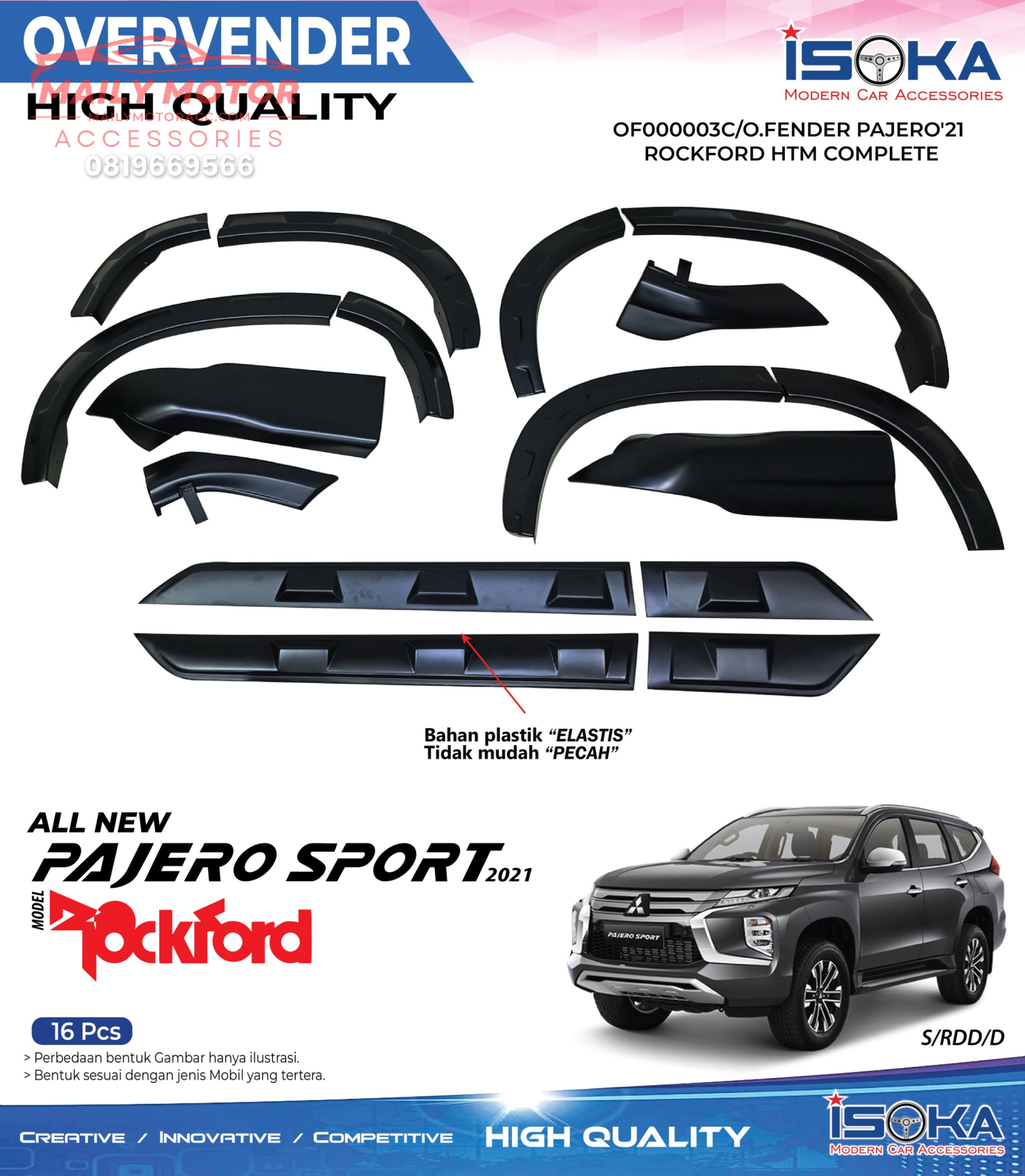 Fender Pajero 2021 - Up Model Rockford