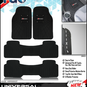 Karpet IGO 4 Pcs Hitam
